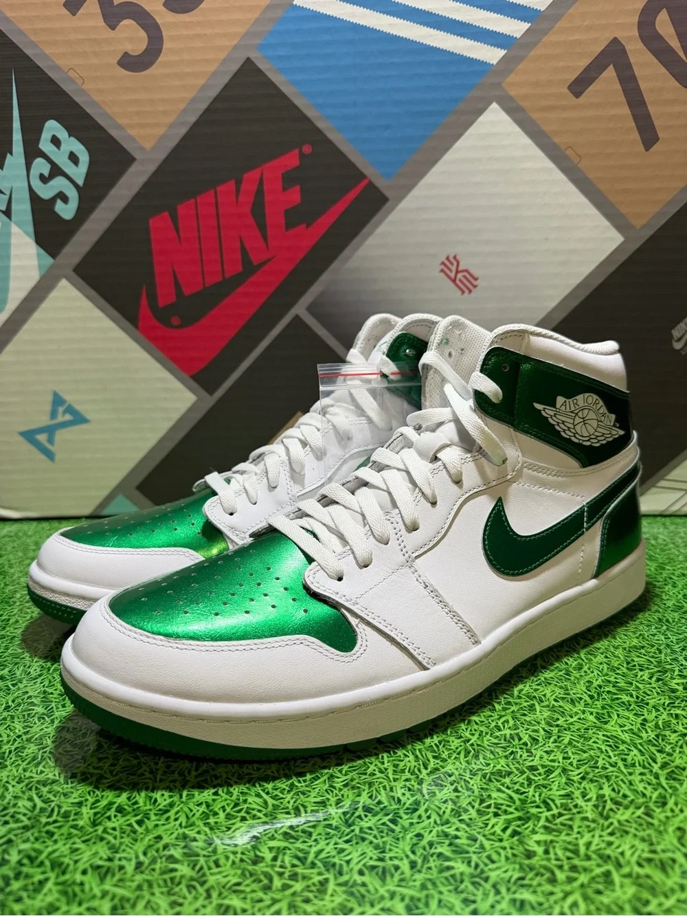 Nike Air Jordan 1 Retro High Golf White Pine Green DQ0660-130 Men’s Size 14 NWOB